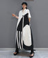 Monotone Graphic Shirt Dress